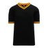 Athletic Knit V-Neck Baseball Jersey with Knitted Trim (BA1333)